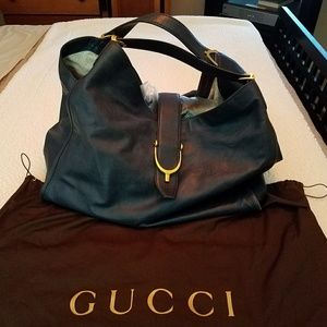Navy Soft Stirup Gucci bag